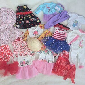 18-inch doll clothing bundle
